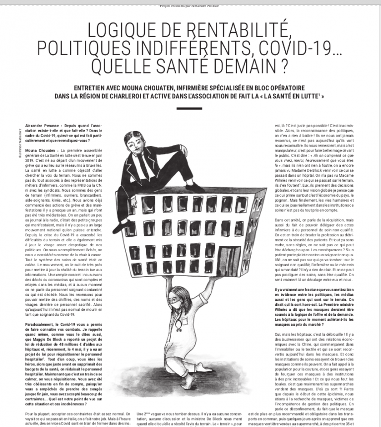 Santé en lutte dans le prochain Kairos