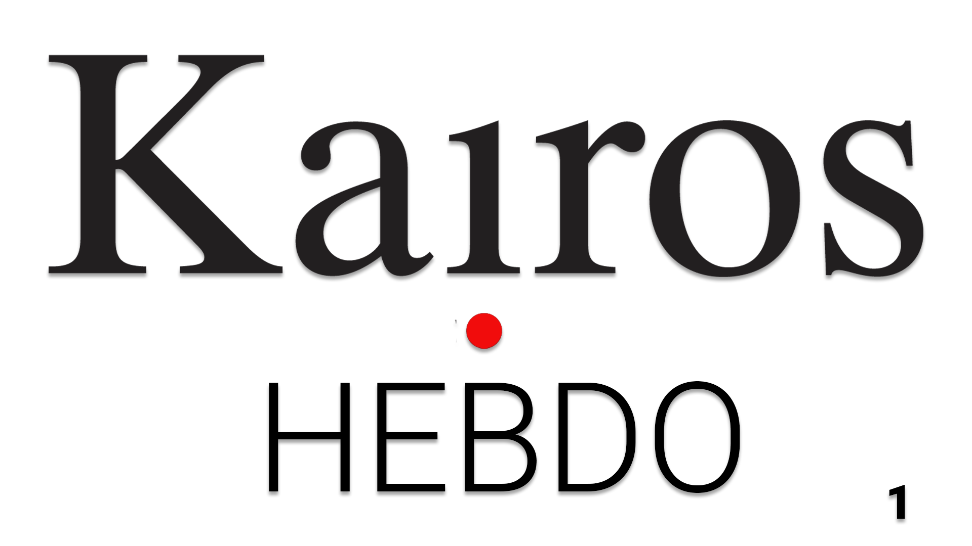 Kairos hebdo 1 mini
