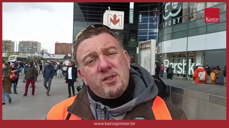 Bewustmaking van voorbijgangers over actuele thema&rsquo;s in Euralille, zaterdag 2 april