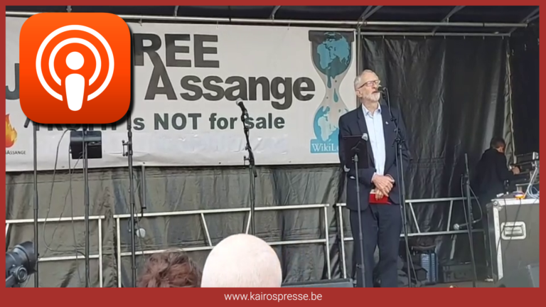 Bruxelles — Manifestation de soutien à Julian Assange ce 23 Avril 2022