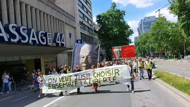 « Marche du grand réveil » à Bruxelles dimanche 12 Juin 2022
