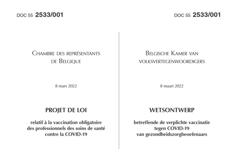 Persbericht KAIROS – Absurditeit en onrechtvaardigheid van verplichte vaccinatie voor gezondheidswerkers