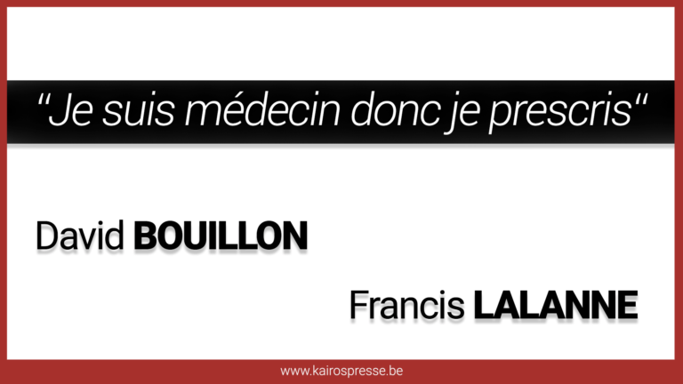 « Je suis médecin donc je prescris »