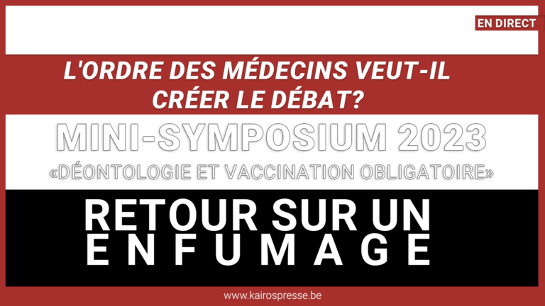 L&rsquo;ordre des médecins veut-il créer le débat? Retour sur un enfumage