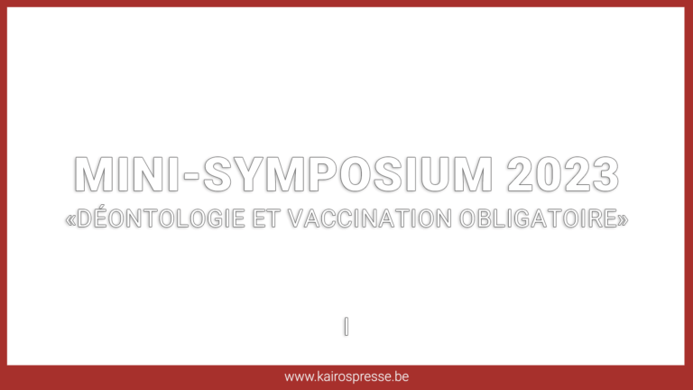 Mini-symposium 2023: « Déontologie et vaccination obligatoire » en Belgique