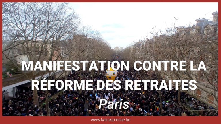 Manifestation contre la réforme des retraites – Paris