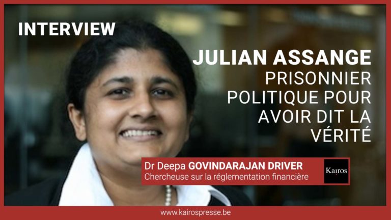 [INTERVIEW] Dr Deepa DRIVER: JULIAN ASSANGE – Prisonnier politique pour avoir dit la vérité