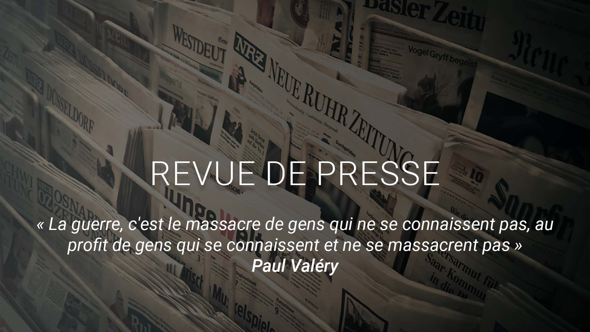 revue de presse nos valeurs se consumment