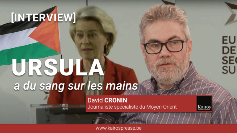 [INTERVIEW] David CRONIN: Ursula a du sang sur les mains