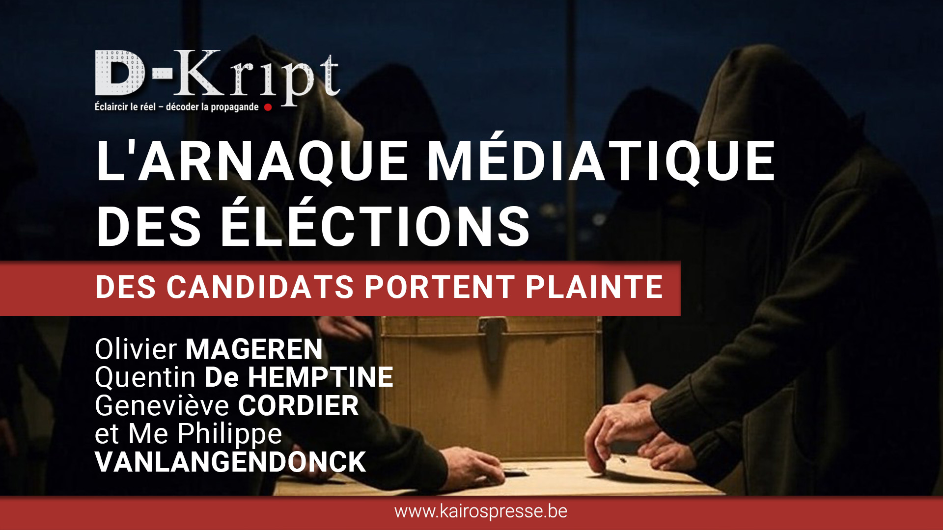 Dkript elelction arnaque belgique