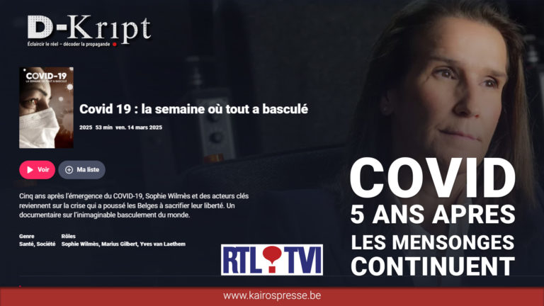 [Dkript] COVID: 5 ANS APRES, LES MENSONGES CONTINUENT