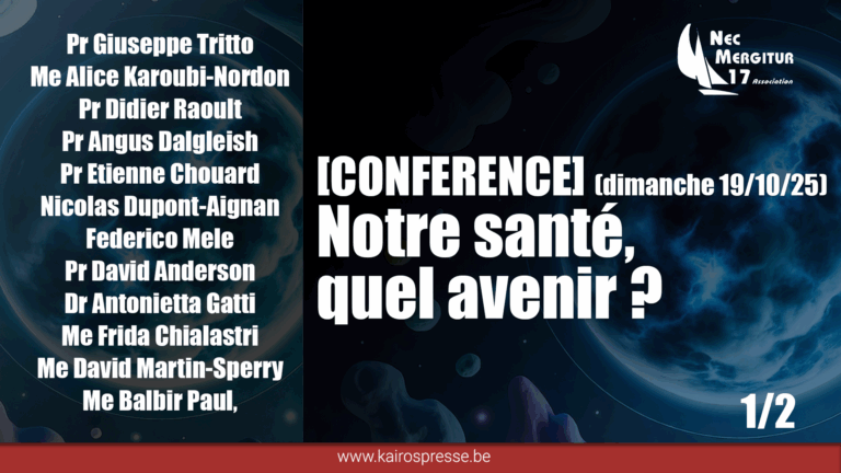 [CONFERENCE] Notre santé, quel avenir? (2/2)